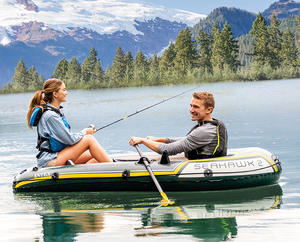 Seahawk-Barco de remos portátil <span class=keywords><strong>Intex</strong></span> 68347 para 2 personas, bote de remos de PVC, <span class=keywords><strong>kayak</strong></span> de pesca inflable pequeño - Product Image 3