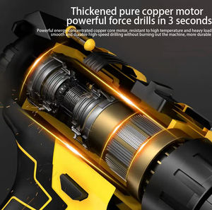 Ensemble de <span class=keywords><strong>tournevis</strong></span> électrique rechargeable portable mini pour la maison, perceuses sans fil à vitesse variable, perceuses sans balais pour le perçage du métal - Product Image 4