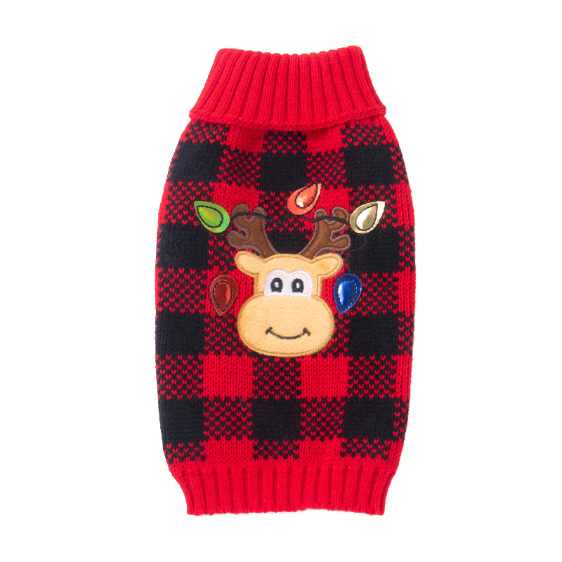 Ricamare un maglione con tessuto applicato (rosso)
