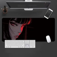 Tapis de Souris Carré Multi-Tailles en Caoutchouc Naturel Antidérapant, Étanche et Écologique, Style Animation Personnalisé, pour Gaming et Bureau, en Stock