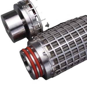Long Service Life and Backwashable 5um 20'' Stainless Steel <strong>Mesh</strong> Pleated Filter Element for Agreesive Solvents Filtration - Product Image 5