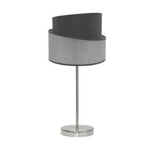 โคมไฟตั้งโต๊ะ 1xe14 สีนิกเกิล/เทา 45x18x18 ซม. - ไฟตกแต่ง เหมาะสำหรับบ้านและสำนักงาน - Product Image 1