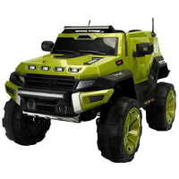 Voiture électrique biplace télécommandée pour enfants Véhicule jouet tout-terrain à quatre roues de grande taille pour 5 à 7 ans en plastique