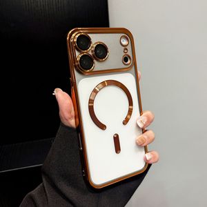 เคสกันกระแทกแบบนิ่มเคลือบแม่เหล็กสำหรับ iPhone 18 17 16 15 14 13 12 11 Pro Max พร้อมฟิล์มกันรอยเลนส์ - Product Image 2