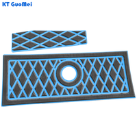 KT GuoMei personnalisé taille/couleur/motif/texture/logo/nom/épaisseur tapis marin pont de bateau double couche étanche CNC coupe