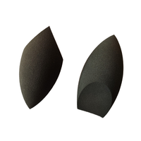 Outils de bouffée de fond de teint noir doux sans latex éponge maquillage imprimé fusée échantillon gratuit