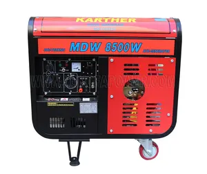 Tốt bán 3KW 3KVA 3000W 5KW 5KVA 5000W duy nhất giai đoạn mở khung phong cách làm mát bằng không khí Máy phát điện diesel