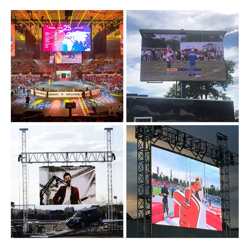 P1.9 P2.6 P2.9Rental Video Wall Display High Performance Resolution Stage Stack Led Screen For Music Background Festival Concert