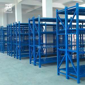 Rayonnage à allée étroite industriel robuste, 5 étagères, capacité de 1000 kg par niveau, système de rayonnage de 7 m de haut, rayonnage de stockage, rayonnage à poutres - Product Image 3