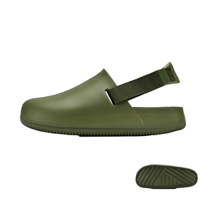 BreezeStep Men's Lightweight Summer Beach Sandals Close-Toe EVA <b>Slippers</b> Soft <b>Cushioned</b> Sole Slip-On Outdoor Clogs Solid Color - Product Image 1