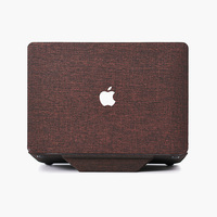 Étui pour ordinateur portable MacBook Air 13 pouces 2023/2024/2025/2026 (M2/M3/M4/M5) en similicuir avec support magnétique pliable