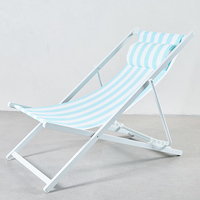 Chaise longue pliante en bois personnalisable avec logo imprimé, prix d'usine en gros de Chine, chaises de plage