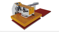 Pneumatique 2 Plaques Textile Tissu T-Shirt Presse À Chaleur Machine D'impression À Transfert De Chaleur Vêtement Logo Impression 40x50cm
