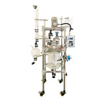 Réacteur en verre Yangmai neuf scellé anti-corrosion 10L 20L (Cuve de réaction) avec moteur multi-ports pour la synthèse organique