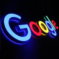 Enseignes lumineuses 3D Led en acrylique, enseignes lumineuses