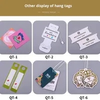 Étiquettes suspendues en papier personnalisées haut de gamme pour vêtements d'enfants, chaussettes, chaussures, sous-vêtements, sacs - Marques et étiquettes fabriquées en Chine Modèle NZ-A1