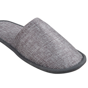 Pantofole Monouso Universali All'Ingrosso, Traspiranti in Cotone e Lino, Antiscivolo per Camere d'Albergo, Logo Personalizzabile, Confezione in Scatola - Product Image 5