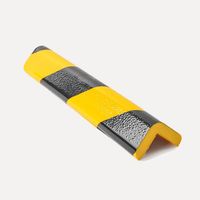 Bandes anti-collision autocollantes en mousse PU noire et jaune, ignifuges et résistantes au feu, pour la protection des parkings