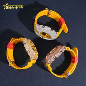 Buss Down boîtier de montre bijoux glacés 925 argent Moissanite diamant S6900y boîtier de montre Pass testeur de diamant lunette de montre glacée - Product Image 4