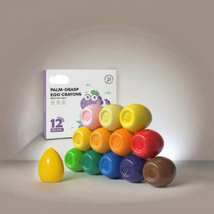 Juego de Crayones Lavables No Tóxicos, 48 Colores, Borrables, Fáciles de Agarrar, Regalos y Materiales de Arte para Niños Pequeños - Product Image 3