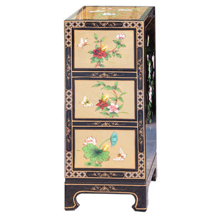 Élégant <span class=keywords><strong>petit</strong></span> meuble <span class=keywords><strong>haut</strong></span> en bois massif américain peinture feuille d'or meubles de salon avec commode et buffet - Product Image 6