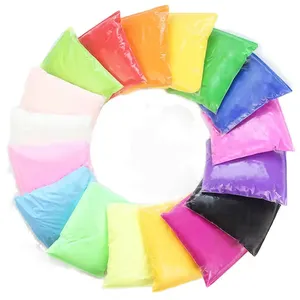 Arcilla de plástico ultraligera colorida de 1 kg/bolsa de plastilina al por mayor para educación preescolar y manualidades DIY