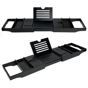 Support de rangement télescopique antidérapant pour baignoire, support pour téléphone et tablette, autoportant linéaire 17-20,9 pouces - Product Image 2