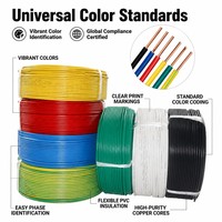 Câble électrique TD 2,5 mm 4 mm 6 mm 10 mm, câble de construction 6 mm 2,5 mm, câble électrique pour maison, câble en cuivre PVC pour câblage domestique