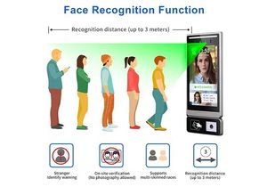 Zento Nhà Máy Giá Kiểm Soát Truy Cập Hệ Thống Thời Trang 5 Inch Mặt Nhận Biết Dấu Vân Tay Thẻ Tất Cả Trong Một Máy Cho Làm Việc Tham Dự - Product Image 6