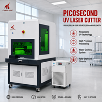 Machine de découpe laser UV picoseconde CKMACHINE avec vision CCD pour la couture de carreaux de 3 µm, la découpe de verre et la découpe de précision de microns FPC