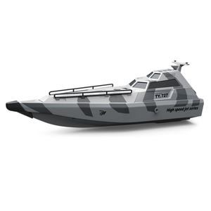 Bateau à grande vitesse pour enfants, modèle de navire de simulation, jouet d'été, jeu aquatique, SJY-TX727, mini bateau télécommandé 2.4G, 20 km/h - Product Image 1