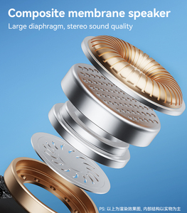 Yesido BT5.3 ENC Peredam Kebisingan Panggilan Layar LED Kapasitas Besar <span class=keywords><strong>Headset</strong></span> BT Halterneck Nirkabel YSP22 - Product Image 3