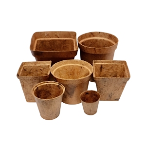 Eco2go High Quality Coconut Fiber Plant Pot-Eco-Friendly & Durable Floor Use <b>Garden</b> Pot Made in Vietnam - Product Image 1