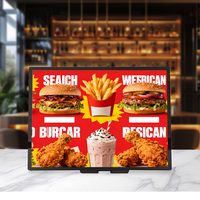 Panneau lumineux de menu réglable, adapté aux menus de restaurant, boîtes lumineuses LED, cadres d'affiches publicitaires A3/A4