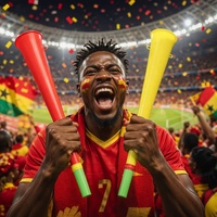 Großhandel Plastik-Fußballhorn Vuvuzela Stadion-Trompete Lärmmacher für Sportveranstaltungen Party Cheerleading Spielzeug Fabrik OEM ODM