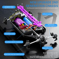 Voiture RC de drift 4x4 haute vitesse SCY-16307PRO 45 km/h, échelle 1/16, télécommande 2,4 GHz, véhicule de course métallique 4 canaux, ultime
