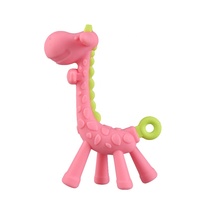 Meilleures ventes 2024 Jouets Babi Animal Girafe Sucette en silicone pour bébé poussette bébé enfants