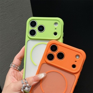 เคสโทรศัพท์แม่เหล็กลายลูกกวาดสำหรับ iPhone 17 Pro Max เคสโทรศัพท์เนื้อแมตต์โปร่งแสงสุดหรูสำหรับ iPhone 11 - Product Image 6