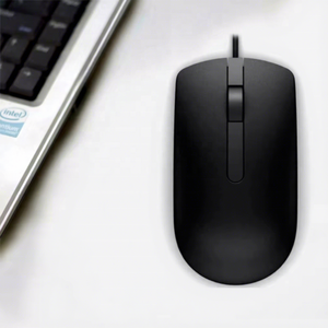เมาส์เกมมิ่งแบบมีสาย USB สำหรับแล็ปท็อปธุรกิจ ขายตรงจากโรงงาน เหมาะสำหรับใช้งานในสำนักงาน ใช้เซ็นเซอร์ออปติคอล มีสินค้าพร้อมส่ง - Product Image 1