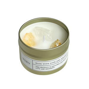 Boîte à bougie vide de 4 oz, conteneur rond, impression de logo personnalisée, boîte en métal recyclable - Product Image 2