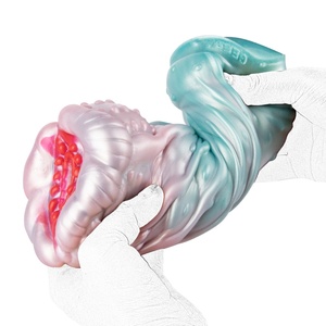 GEEBA - Copa de Silicona Líquida Suave para Ejercicios de Pene, Masajeador de Próstata, Juguetes Sexuales Realistas con Vagina para Hombres, Muñeca Sexual - Product Image 6