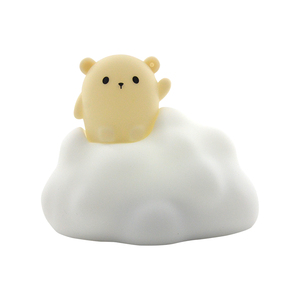 Carino morbido cartone animato nuvola di Silicone con piccola volpe e cambiare colorato sensore tattile giocattoli luce notturna a LED per bambini - Product Image 4