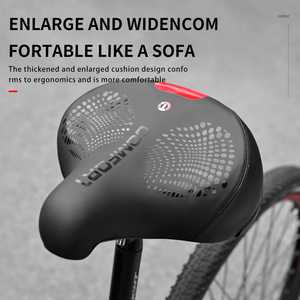 Sillín de Bicicleta Más Vendido, Asiento de Bicicleta Ancho de Espuma Viscoelástica, Sillín Cómodo para Bicicletas de Montaña y Carretera, Precio de Fábrica, Suministro OEM - Product Image 6