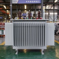 Transformateurs de puissance/éclairage solaire immergés dans l'huile triphasés PENGTAI 33kv 500kva, haute efficacité, unité de distribution extérieure