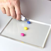 Plaques de tampographie en gel 5x7 réutilisables, durables et transparentes pour l'impression offset et la fabrication de cartes