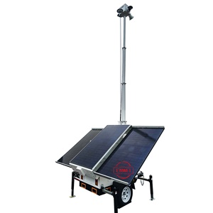 Remorque <span class=keywords><strong>solaire</strong></span> mobile intelligente CCTV à batterie gel avec caméras PTZ et <span class=keywords><strong>routeur</strong></span> 4G <span class=keywords><strong>pour</strong></span> la surveillance à distance - Product Image 3