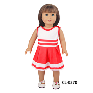 MSYO Red Passionate Cheerleading <strong>Gymnastics</strong> Dress Passionate <strong>Doll</strong> Clothes Fit 18 Inch <strong>Doll</strong> - Product Image 3