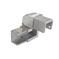 DETECH Embout carré réglable à 90 degrés en acier inoxydable pour tube, raccord de tuyauterie pour système de main courante de terrasse
