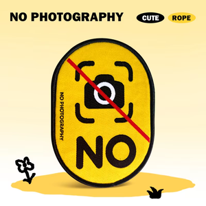 Etiqueta de logotipo extraíble sin contacto, Parche de aviso de correa para mascotas, pegatina de advertencia Social para perros, correas para cachorros de servicio para mascotas - Product Image 6