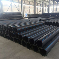 Fabricant Pleines Tailles DN20-DN1600 PE Flexible HDPE Polyéthylène PE Matériel Irrigation Tubes en Plastique pour Souterrain